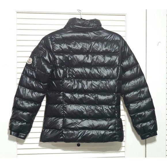 Moncler Women's Black Nylon Down Short Jacket Authentic Tag Size 1 Small 2978 - Picture 16 of 16